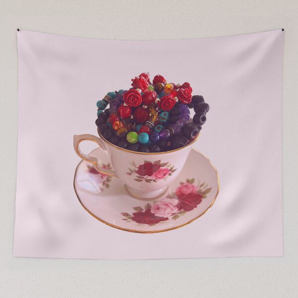 Item preview, TEA TIME PRINT designed and sold by Swooncake Press.