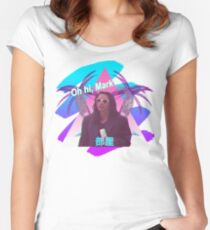Vaporwave The Room Women's Fitted Scoop T-Shirt