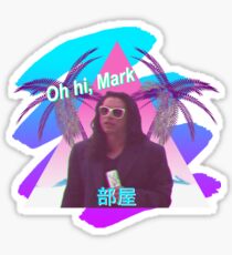 Vaporwave The Room Sticker