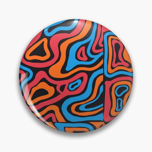 Item preview, abstract liquid ( blue, orange, pink ) designed and sold by amanjabal.