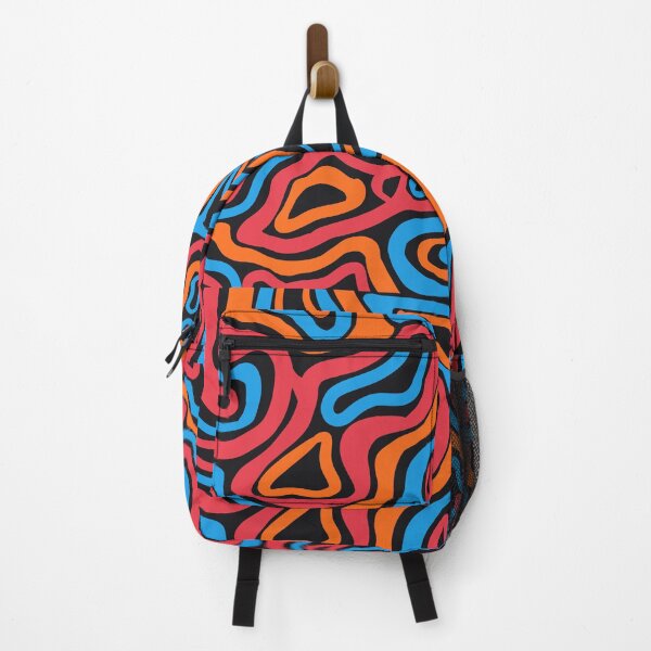 Item preview, abstract liquid ( blue, orange, pink ) designed and sold by amanjabal.