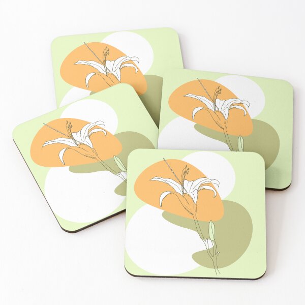 Item preview, Day Lily abstract illustration  designed and sold by stephaniepeters.