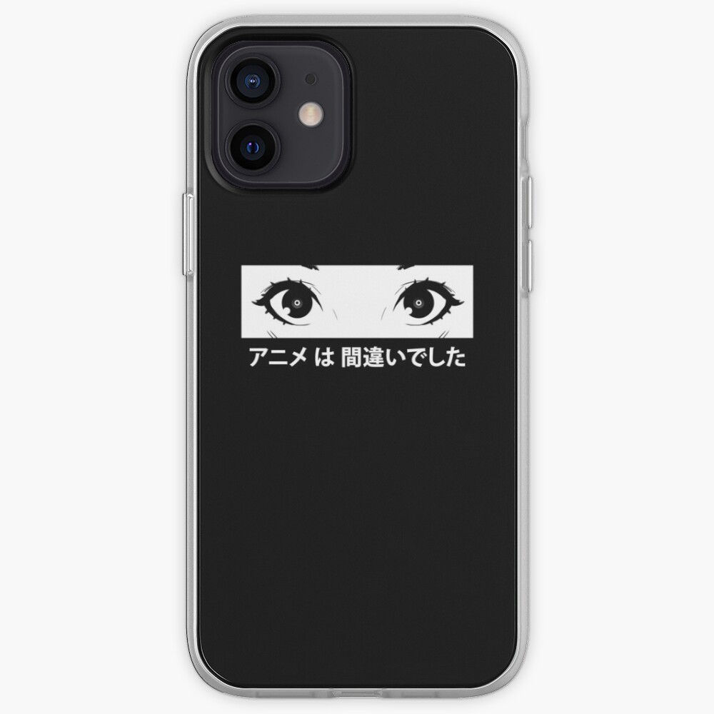 Anime was a Mistake Eyes iPhone Case & Cover