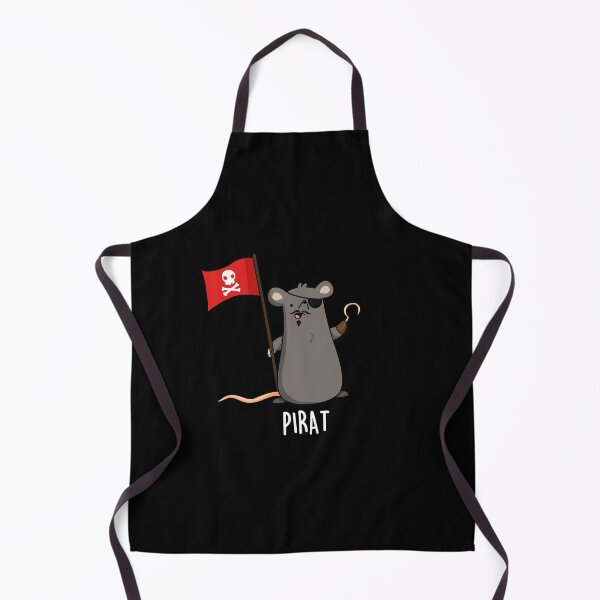Item preview, Pirat Pirate Funny Rat Puns (Dark BG) designed and sold by punnybone.
