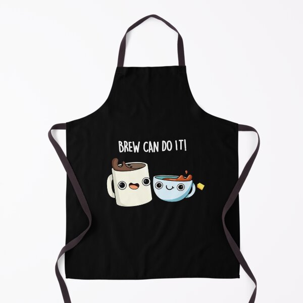 Item preview, Brew Can Do It Funny Coffee Puns (Dark BG) designed and sold by punnybone.