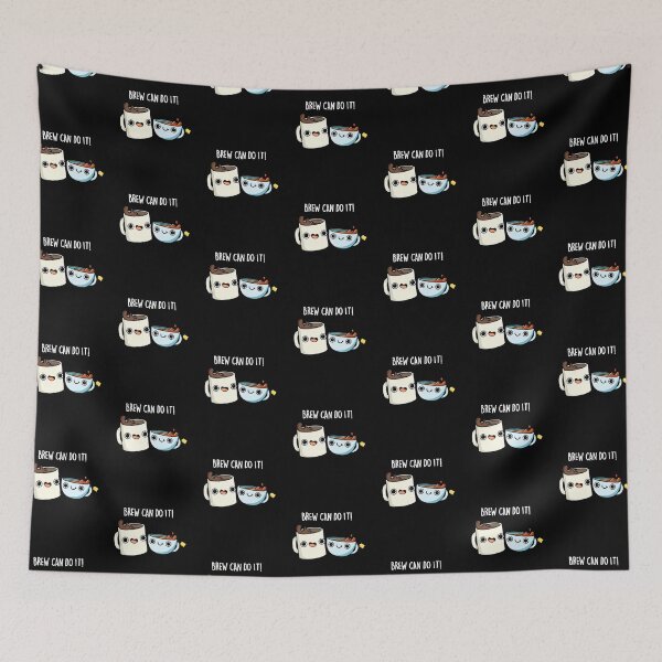 Item preview, Brew Can Do It Funny Coffee Puns (Dark BG) designed and sold by punnybone.