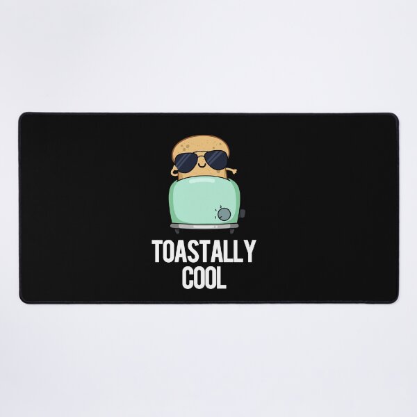 Item preview, Toastally Cool Funny Toast Puns (Dark BG) designed and sold by punnybone.