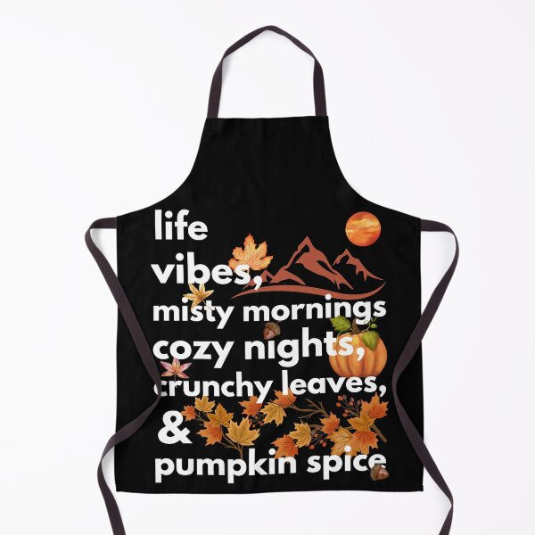 Item preview, life vibes misty mornings cozy nights crunchy leaves & pumpkin spice designed and sold by movie-popcorn.