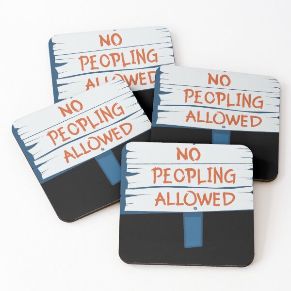 Item preview, No Peopling Allowed  designed and sold by BETSYCAROL.