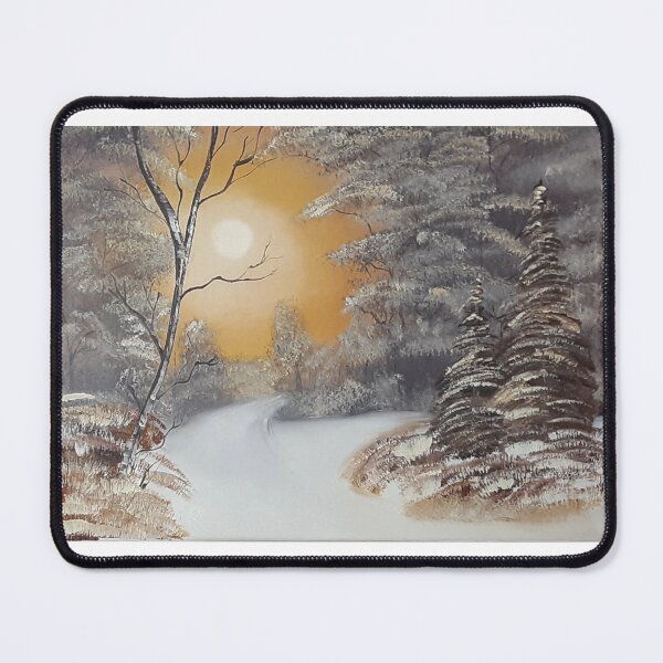 Item preview, Snowy forest path designed and sold by daviddreherart.