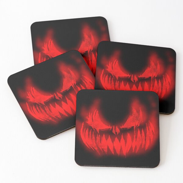 Item preview, Red glowing face- Halloween  designed and sold by -short- & EPIC shop.
