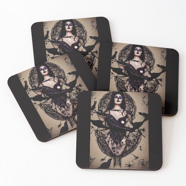Item preview, Purple Eye Shadow Crow - Witches of Elsewhere - 091622 designed and sold by WitchsElsewhere.