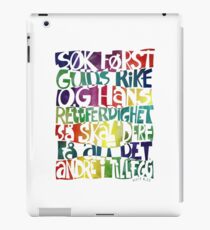 Søk først Guds rike iPad Case/Skin