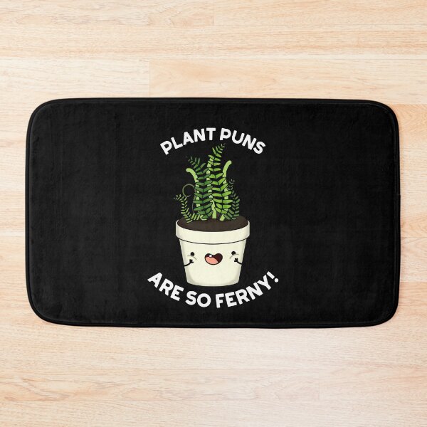 Item preview, Plant Puns Are So Ferny Funny Fern Puns (Dark BG) designed and sold by punnybone.