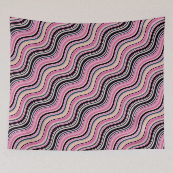 Item preview, Groovy Waves Retro Pattern designed and sold by DigitalEffects.