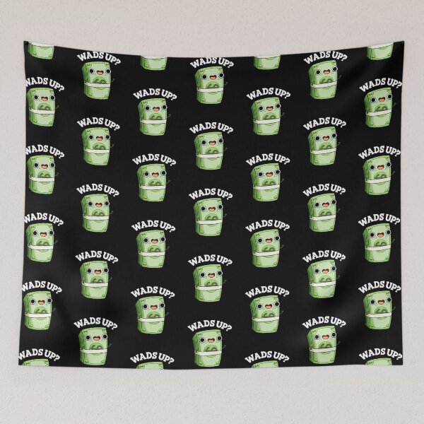 Item preview, Wads Up Funny Money Puns (Dark BG) designed and sold by punnybone.