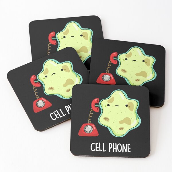 Item preview, Cell Phone Funny Biology Science Puns (Dark BG) designed and sold by punnybone.