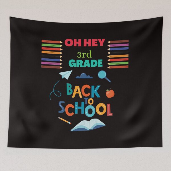 Item preview, Oh Hey 3rd Grade Back To School designed and sold by Quirky Dez.