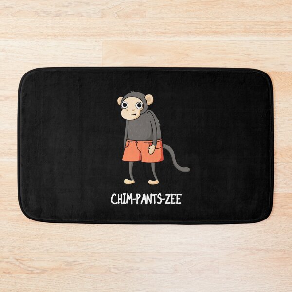 Item preview, Chim-Pants-Zee Funny Chimpanzee Puns (Dark BG) designed and sold by punnybone.