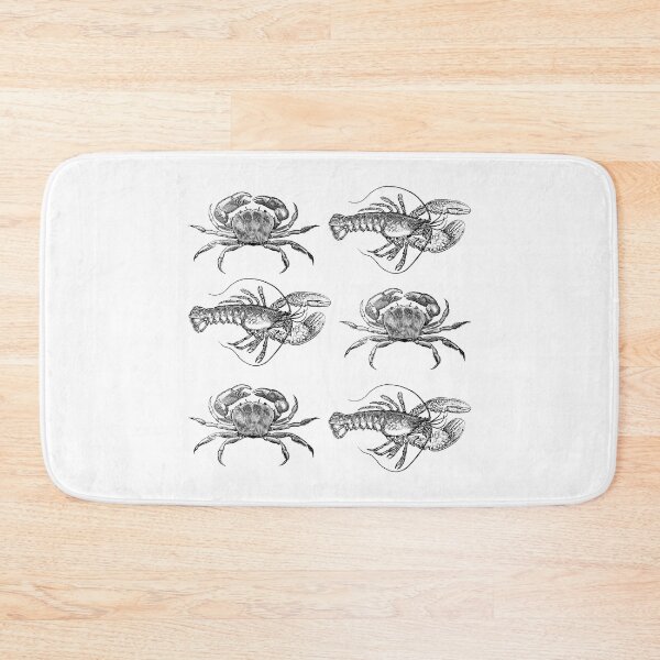 Item preview, Crustaceancore Nautical Lobster Crab Pattern designed and sold by jrno11.