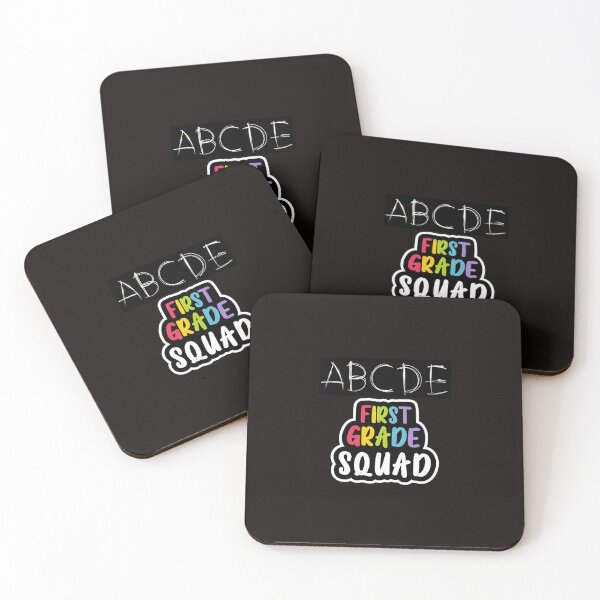 Item preview, ABCDE First Grade SQUAD designed and sold by Quirky Dez.