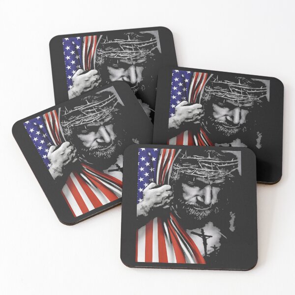 Item preview, American Flag And Jesus Happy Independence Day designed and sold by bonbin25.