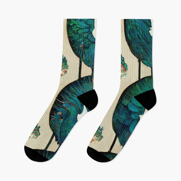 Item preview, Art Deco design - peacock noir X designed and sold by RoseAesthetic.