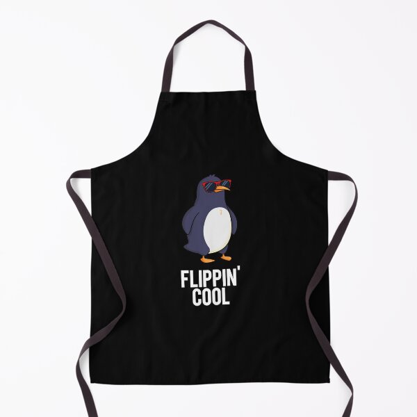 Item preview, Flippin Cool Funny Penguin Puns (Dark BG) designed and sold by punnybone.
