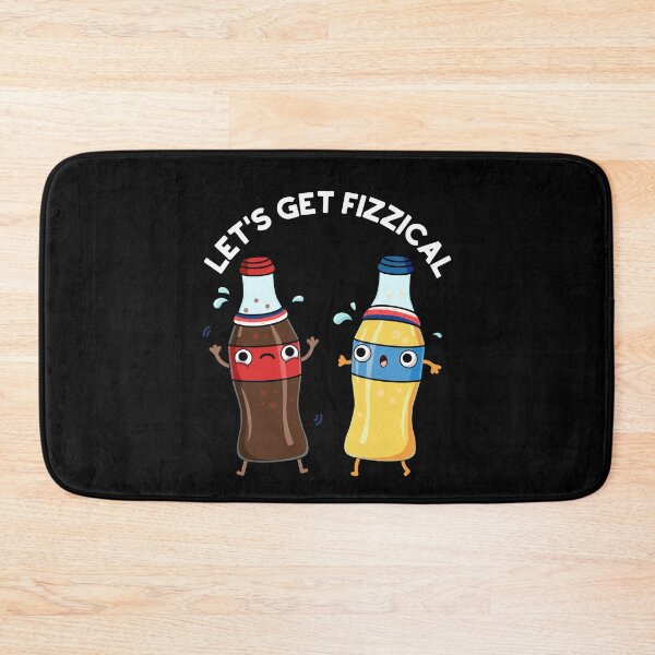 Item preview, Let's Get Fizzical Funny Soda Pop Puns (Dark BG) designed and sold by punnybone.