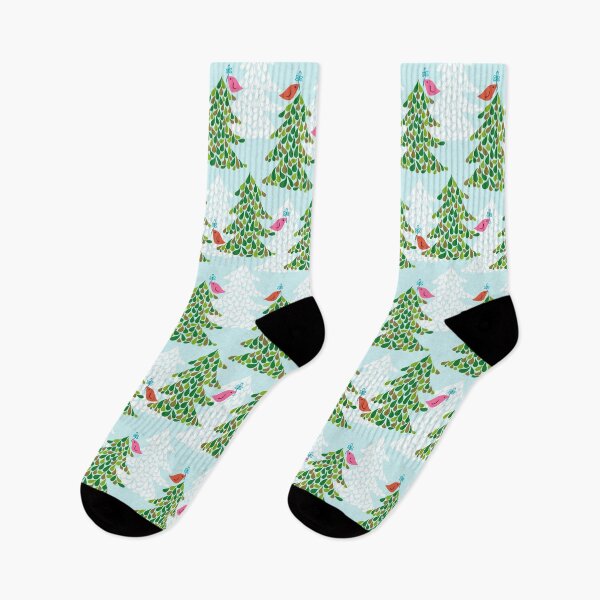 Item preview, Birds Doves Olive Branch Christmas Tree Holiday Peace Pink Orange Green Turquoise Blue White designed and sold by victoriabdesign.