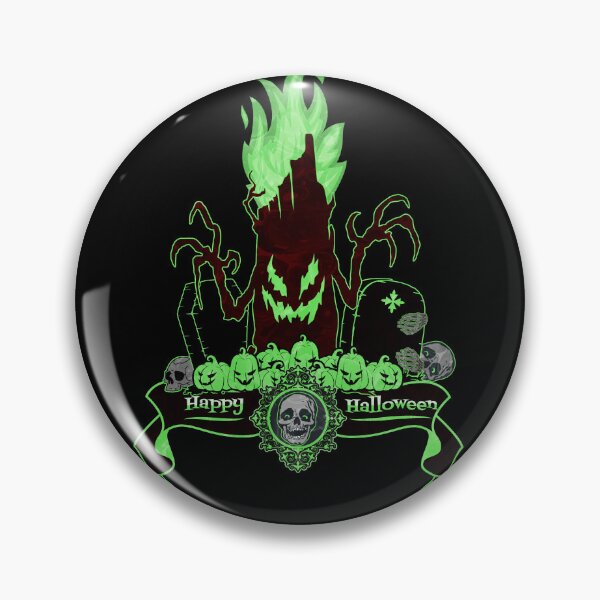 Artikelvorschau, Happy Halloween Spooky Tree Green Edition entworfen und verkauft von MythikCreationz.