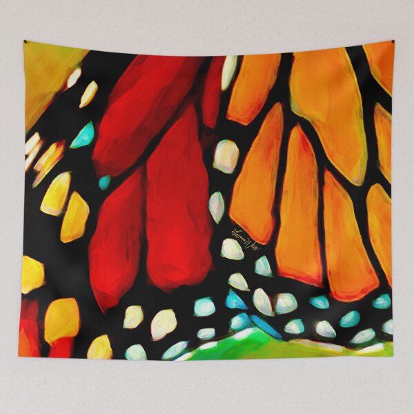 Item preview, Monarch Wing Impression 4, Vivid Hues and Natural Shapes designed and sold by Lawrence White.