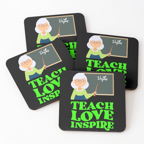 Item preview, Vegan teacher designed and sold by The Love Quill.
