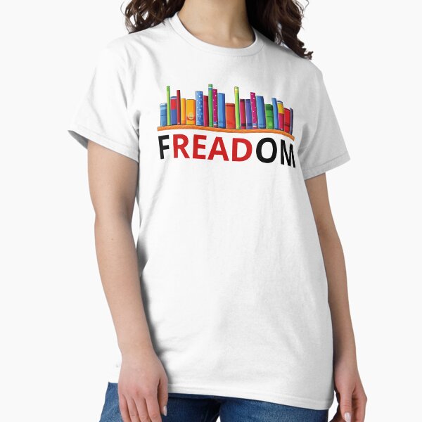 Item preview, fREADom Anti Ban Books Freedom To Read Shirt, Ban Guns Not Books, Read Banned Books, Teacher Librarian Gift, Social Justice Bookish designed and sold by Ramashirt.