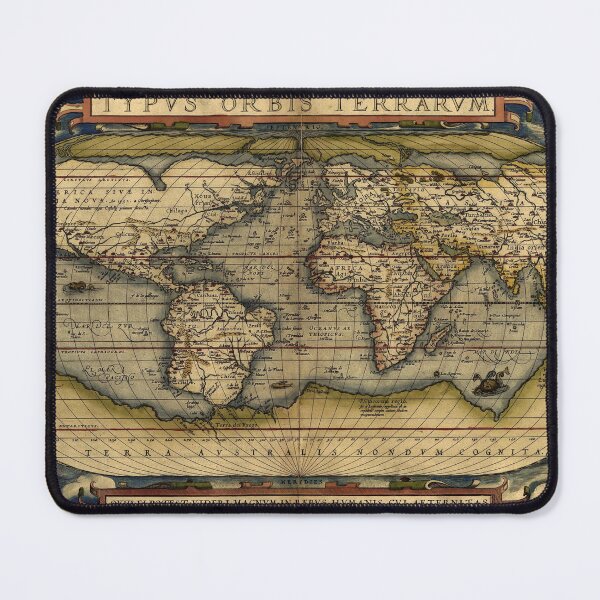 Item preview, 1570 world map, showing Europeans' discoveries designed and sold by wipeup.