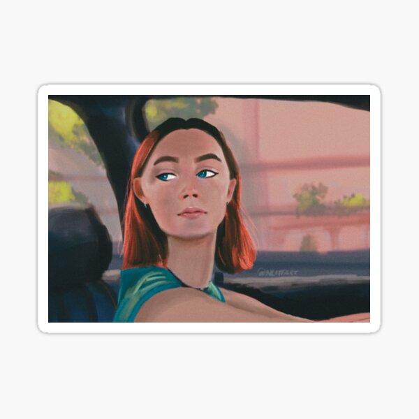 Lady Bird Movie Scene Art Sticker