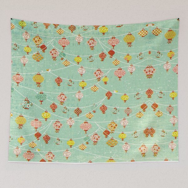 Item preview, Vintage Retro Lampion Pattern designed and sold by MyArt23.