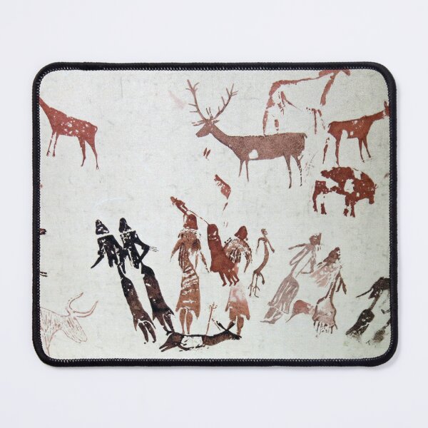 Item preview, Roca dels Moros, Spain, The Dance of Cogul, tracing by Henri Breuil designed and sold by wipeup.