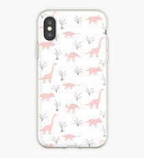Pink Dinosaurs iPhone Case