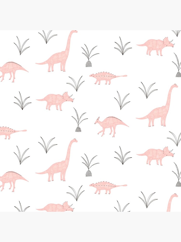 Pink Dinosaurs by lhollyberry