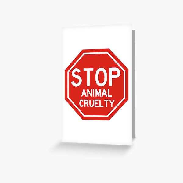 Item preview, Stop animal cruelty sticker  designed and sold by NicoleHarvey.