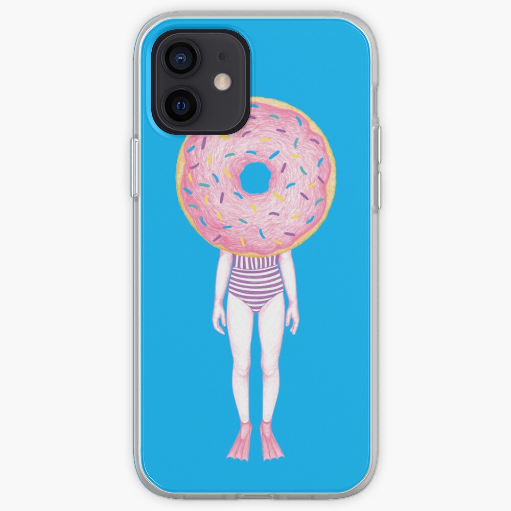 The Summer Treats : Pink Doughnut iPhone Case & Cover