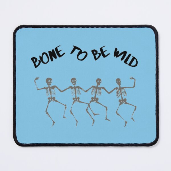Item preview, Bone To Be Wild - Funny Halloween Puns designed and sold by LMoonDesigns.