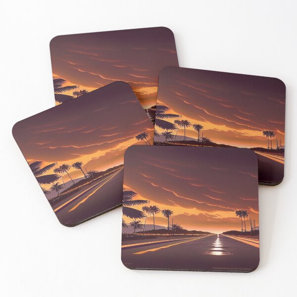 Item preview, In To The Sunset On The Road To Fantasy Island / Abstract And Surreal Unwind Art designed and sold by Unwind-Art-Work.