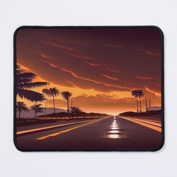 Item preview, In To The Sunset On The Road To Fantasy Island / Abstract And Surreal Unwind Art designed and sold by Unwind-Art-Work.