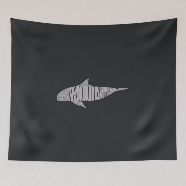 Item preview, Word Cloud Wildlife: Sinus (Vaquita) designed and sold by NoelleMBrooks.
