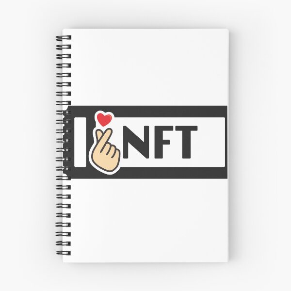 Item preview, I Love NFT for Crypto Fans designed and sold by Quirky Dez.