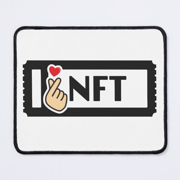 Item preview, I Love NFT for Crypto Fans designed and sold by Quirky Dez.