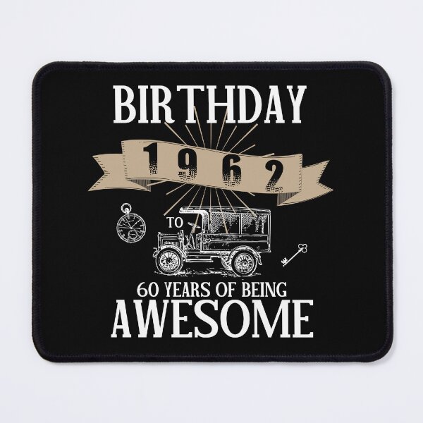 Item preview, 60th Birthday 1962 To 60 Years of Being Awesome Vintage Squad designed and sold by SuccessSK.