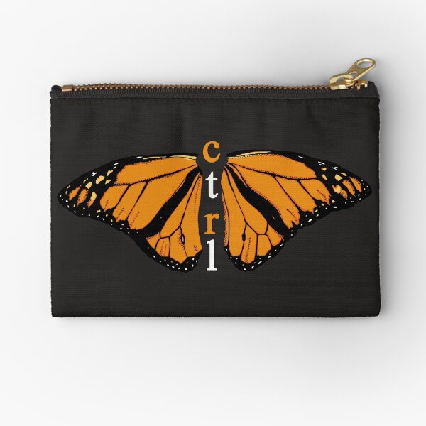 CTRL BUTTERFLY Zipper Pouch
